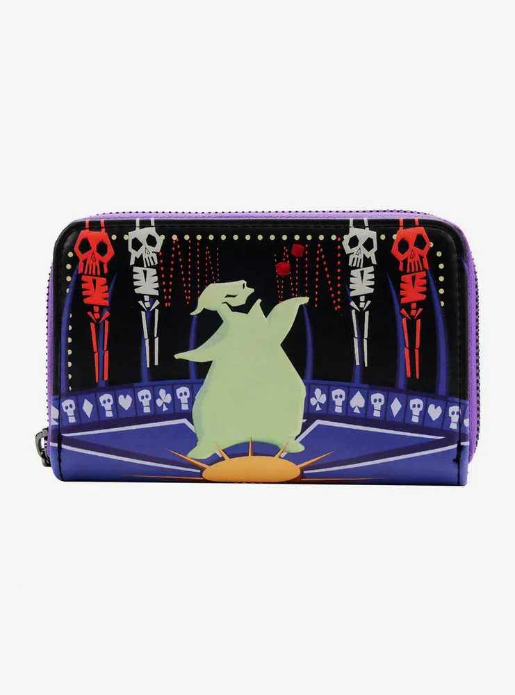 Boxlunch Loungefly Disney Nightmare Before Christmas Lock Shock Barrel Oogie Boogie Zip Around