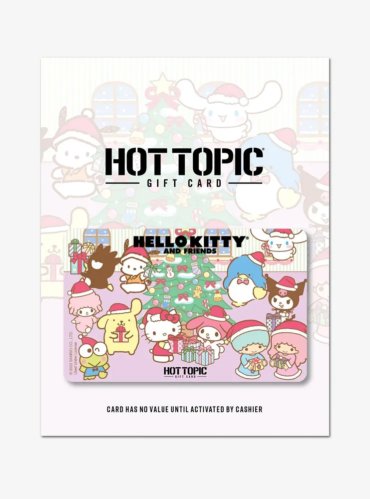 Hot Topic Hello Kitty And Friends Gift Card Bramalea City Centre