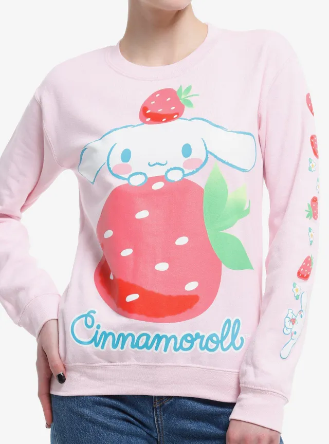 Strawberry Cinnamoroll Knit Cardigan White sale Size M