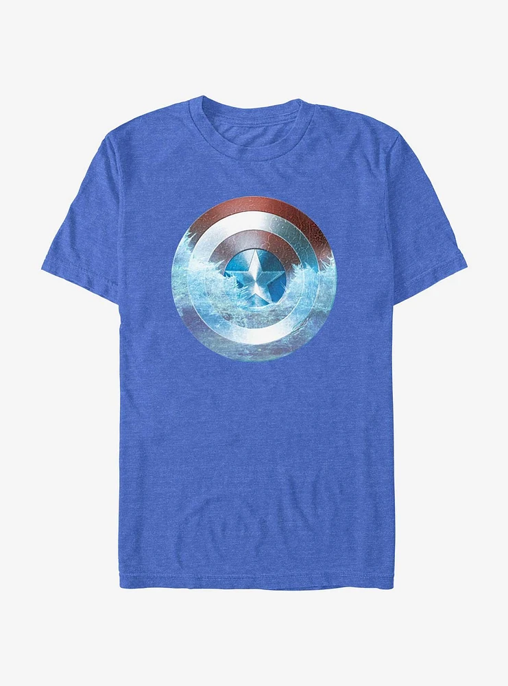 Captain america shield t shirt best sale