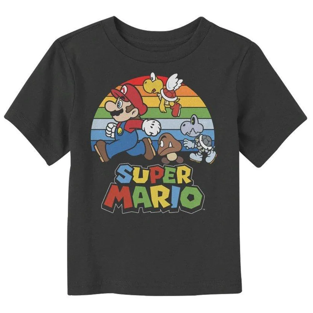 Boxlunch Super Mario Bros. Rainbow Chase Toddler T-Shirt