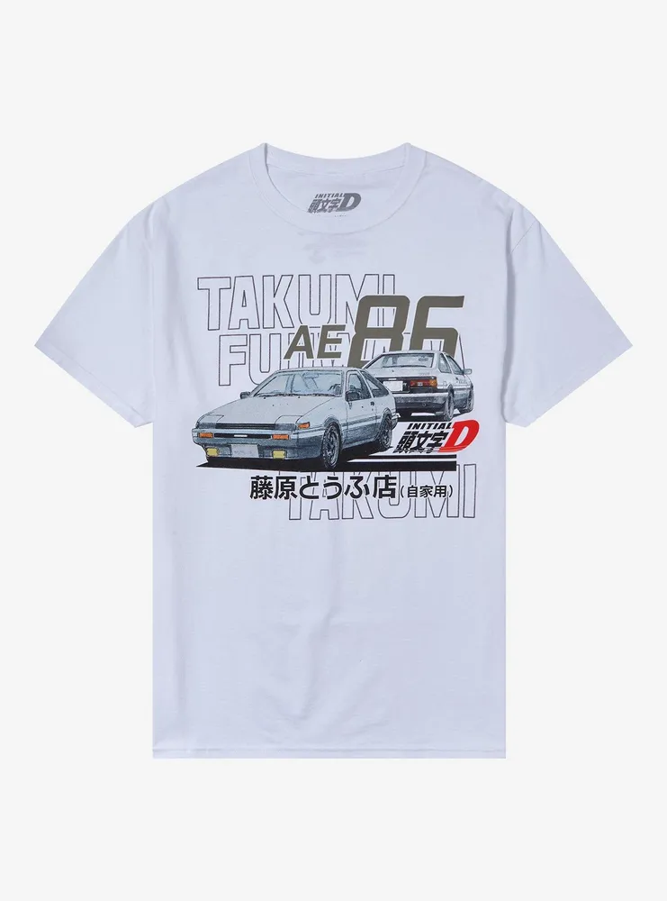 Hot Topic Initial D AE86 Takumi Car T Shirt Pueblo Mall