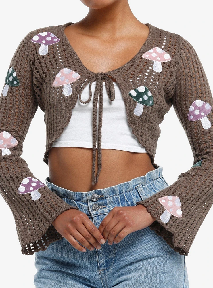 Girls cropped cardigan best sale