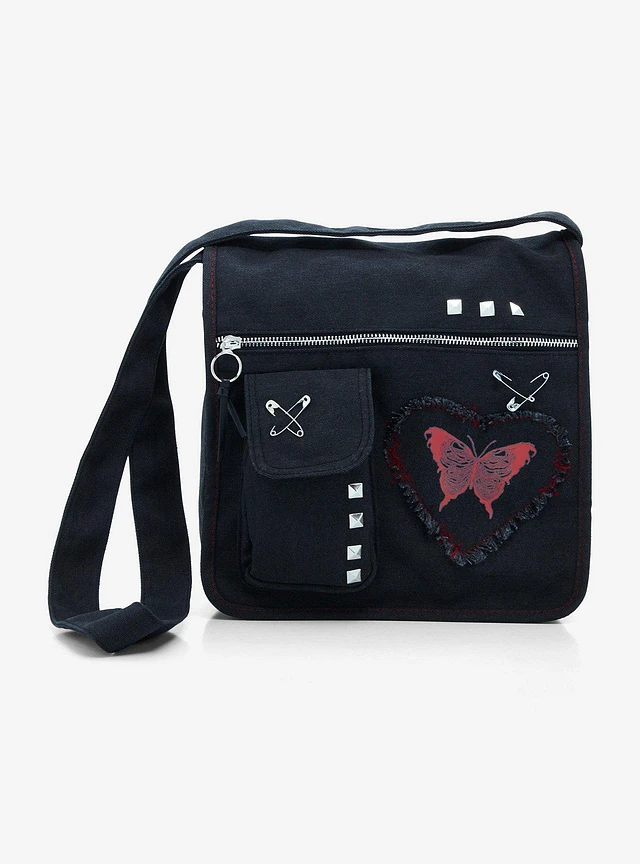 Butterfly Canvas sale Messenger Bag