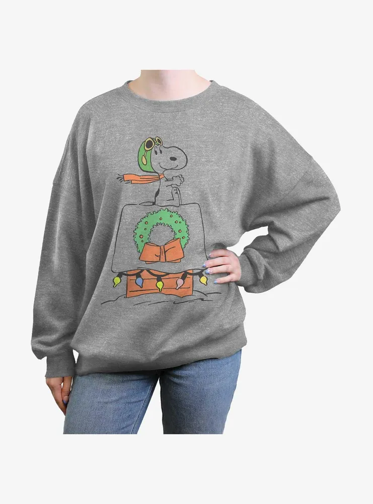 Snoopy best sale oversized sweatshirt