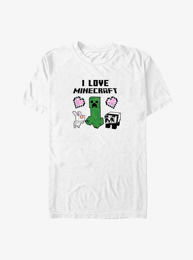 Boxlunch Minecraft I Love Big & Tall T-Shirt | CoolSprings Galleria