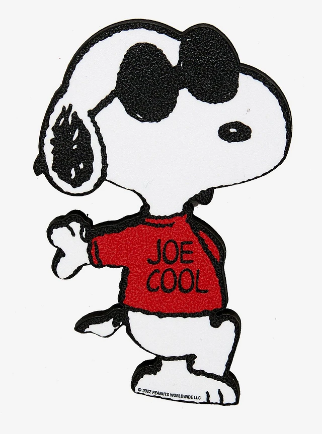 SNOOPY  Snoopy Joe Cool LIME GREEN Car Air Freshener Sealed Original