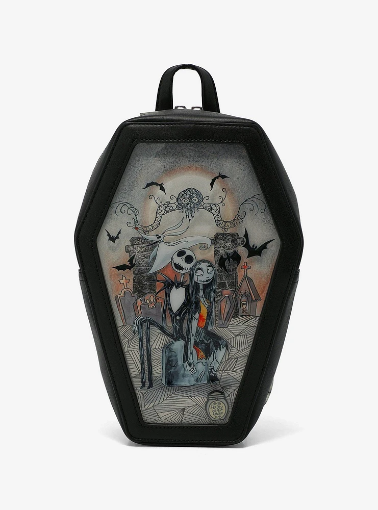 Jack skellington coffin mini outlet backpack