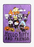 Hello Kitty and friends halloween throw 2024 blanket