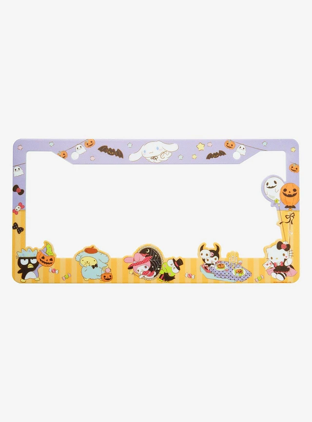 Boxlunch Sanrio Hello Kitty & Friends Halloween License Plate