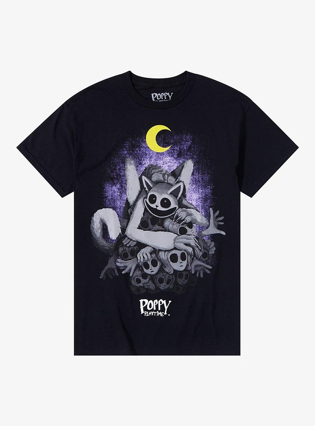 Poppy Playtime カフェ Tシャツ XL ブラック プロトタイプ POPPY PLAYTIME