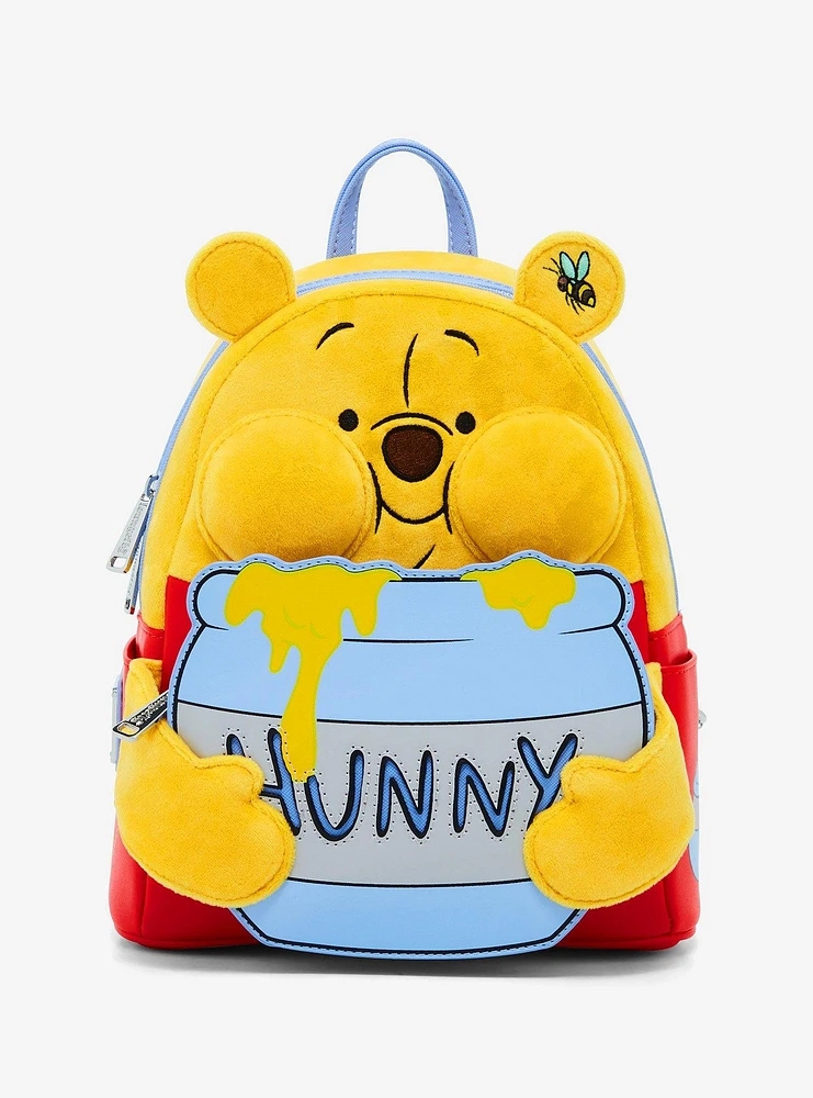 Loungefly Disney Winnie the Pooh Yellow 2024 Flowers Mini Backpack