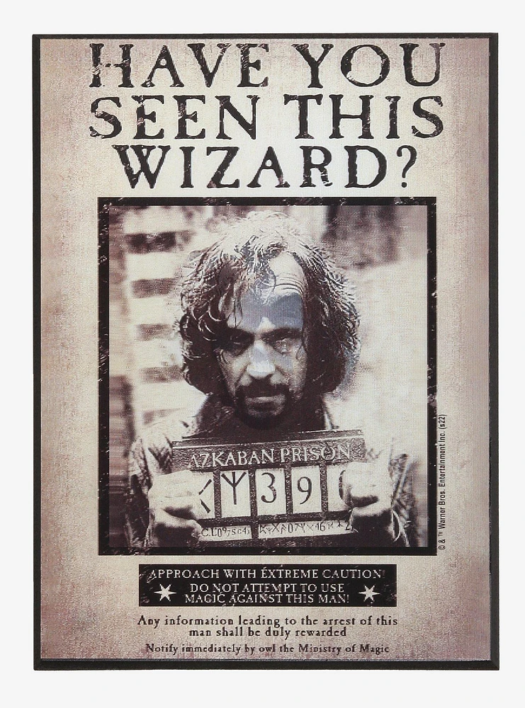 Lenticular buy Sirius Black Wall Art