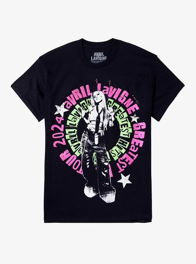 Hot Topic Avril Lavigne Greatest Hits Tour T-Shirt | Liberty Center