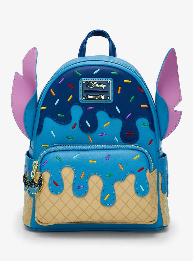 ◆LOUNGE FLY◆限定 Lilo & Stitch Ice Cream リュック 送料込 Lilo & Stitch Loungefly Loungefly Disney Lilo & Stitch Ice
