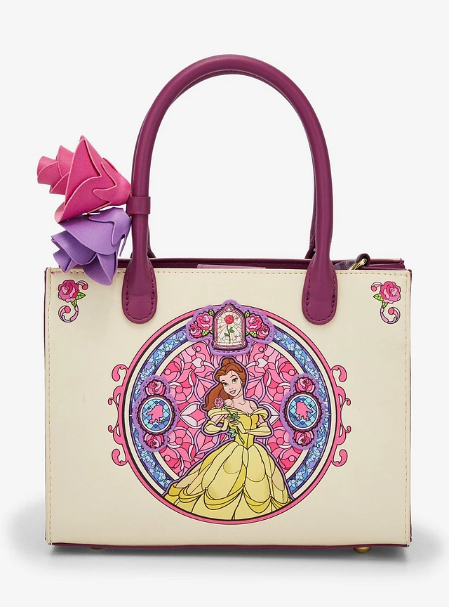 Disney Loungefly Disney Beauty and the Beast Belle Stained Glass