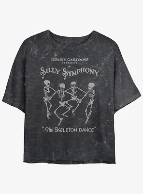 RARE Disney A Silly outlets Symphony The Skeleton Dance Black Long Sleeve Crewneck Sz LG