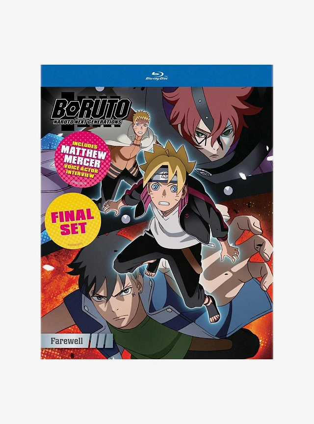 Naruto Boruto: Naruto Next Generations Farewell Blu-Ray Disc