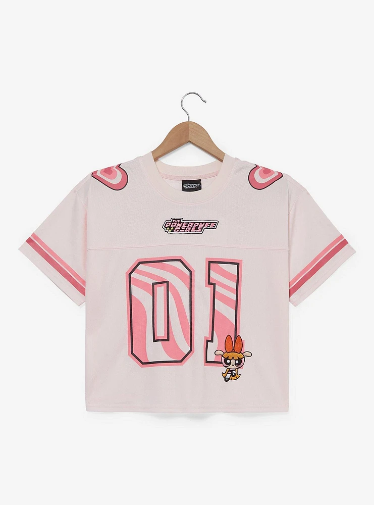 The Powerpuff Girls Blossom Cropped Women's Football Jersey