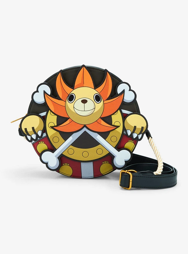 One Piece Loungefly One Piece Thousand Sunny Figural Crossbody Bag