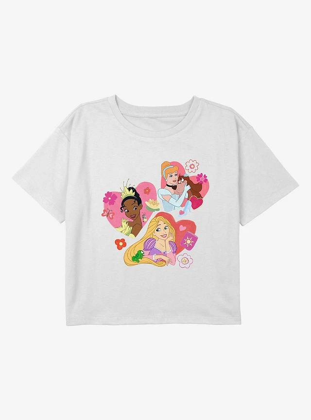 トップス DESCENDANT for KIDS 130 Disney Descendants Plotting Youth Girls Boxy Crop T-Shirt at