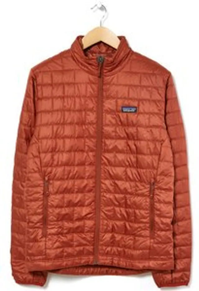 Patagonia nano puff outlet navy blue paintbrush red