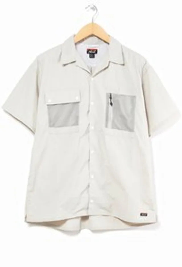 Nanga Men's Nylon Tusser Open Collar Shirt | King's Cross