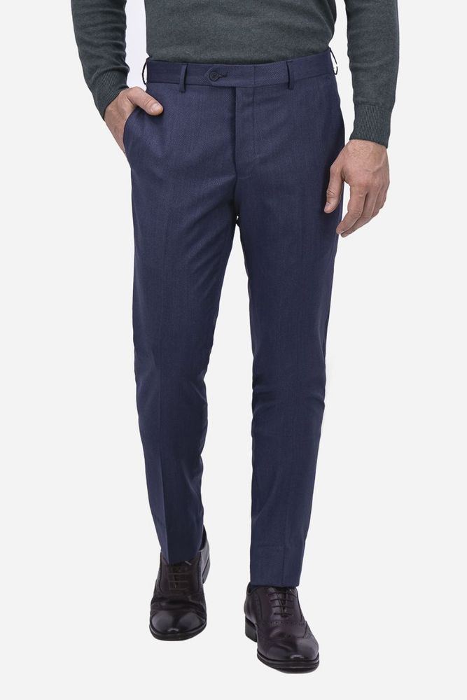Pantalon de vestir deals azul marino