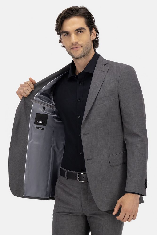 Traje Roberts Color gris oxford Slim fit