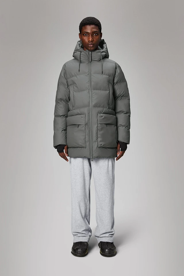 Rains Alta Long Puffer String W Jacket | King's Cross