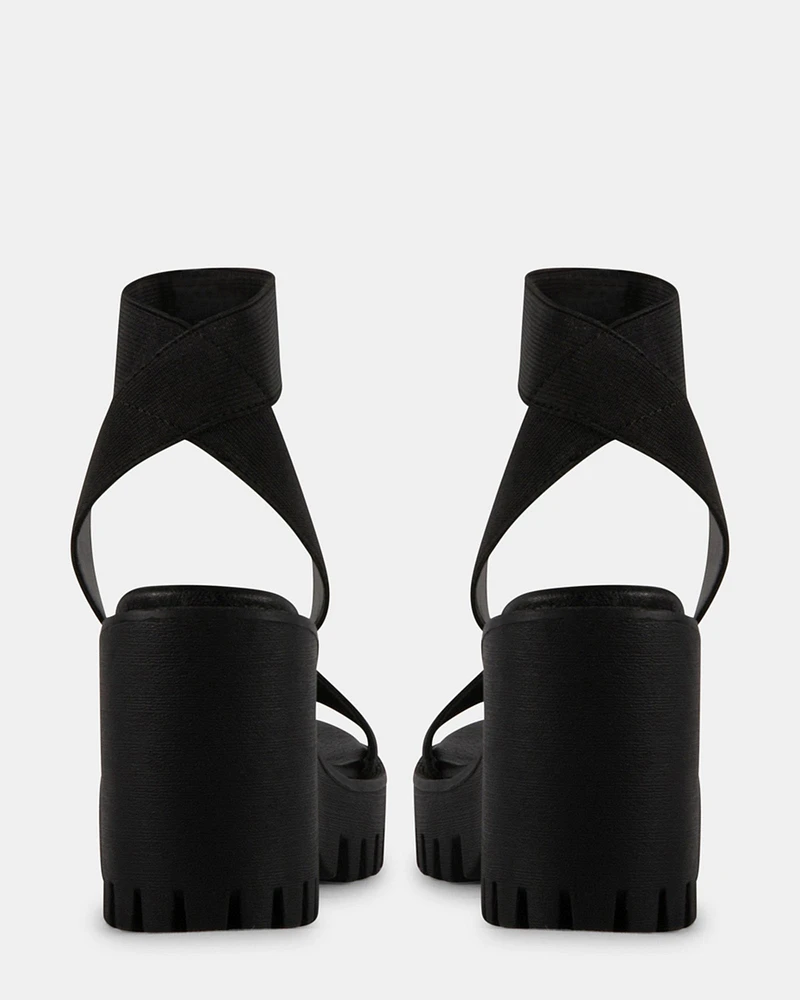【Steve Madden】Saisha プラットフォームサンダル SteveMadden SAISHA BLACK | Square One