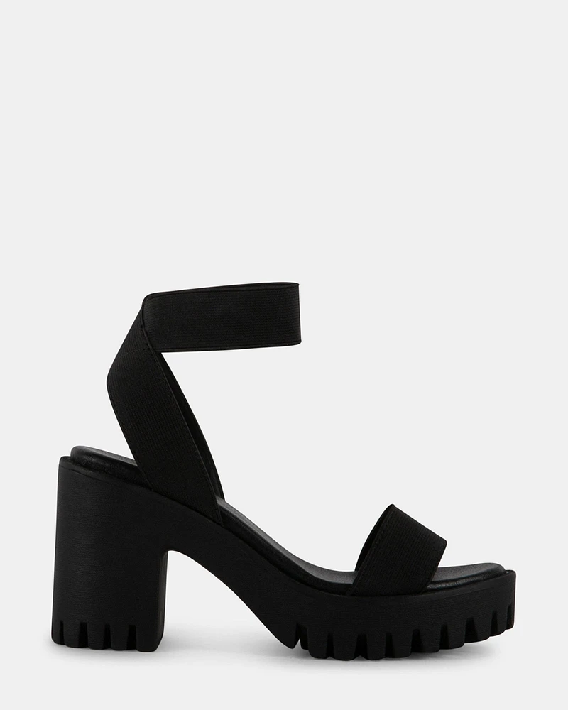 【Steve Madden】Saisha プラットフォームサンダル SteveMadden SAISHA BLACK | Square One