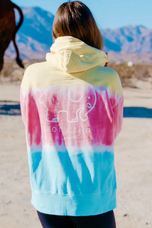 Ivory ella tie dye hoodie hot sale
