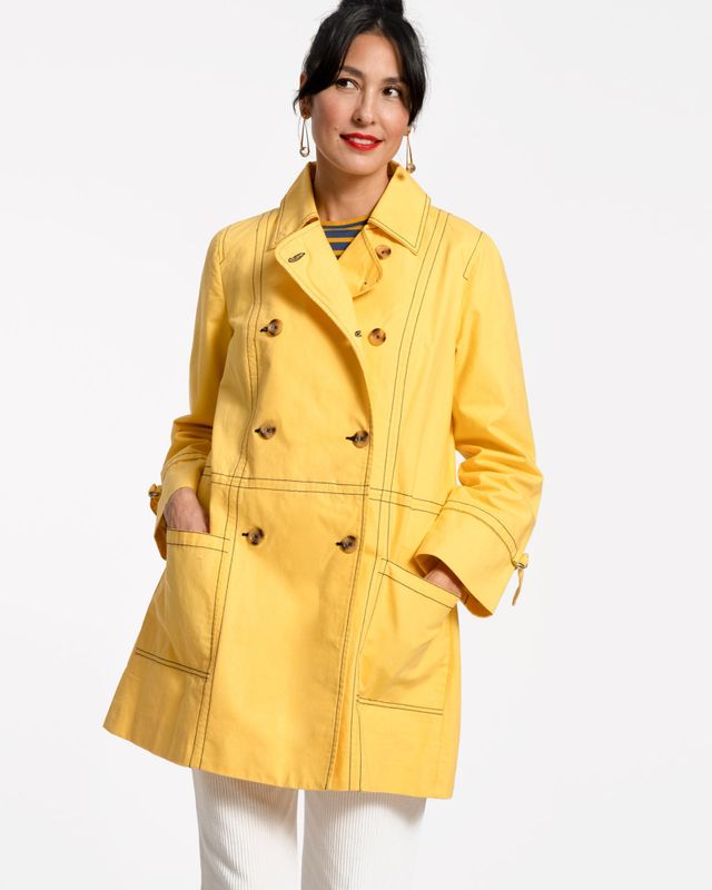 Debenhams mustard coat clearance
