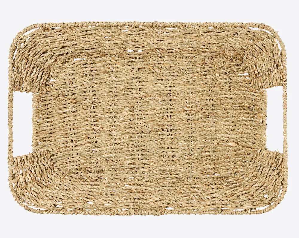 Draper James Woven Seagrass Tray The Summit at Fritz Farm