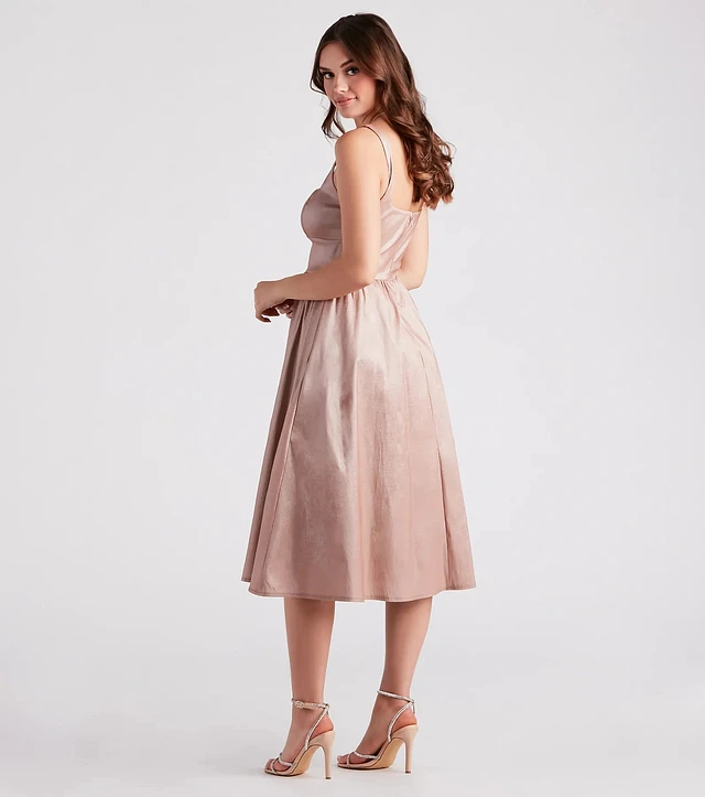 Jessica Howard Jersey Taffeta 3/4 Sleeve Portrait Collar Ruched A