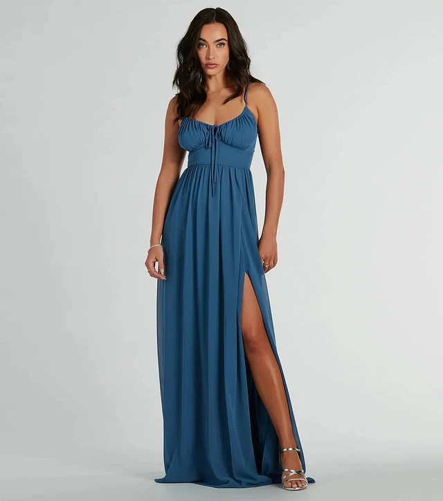 Windsor Raya Formal Chiffon A-Line Long Dress | Liberty Center