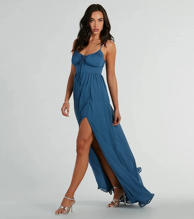 Windsor Raya Formal Chiffon A-Line Long Dress | Liberty Center