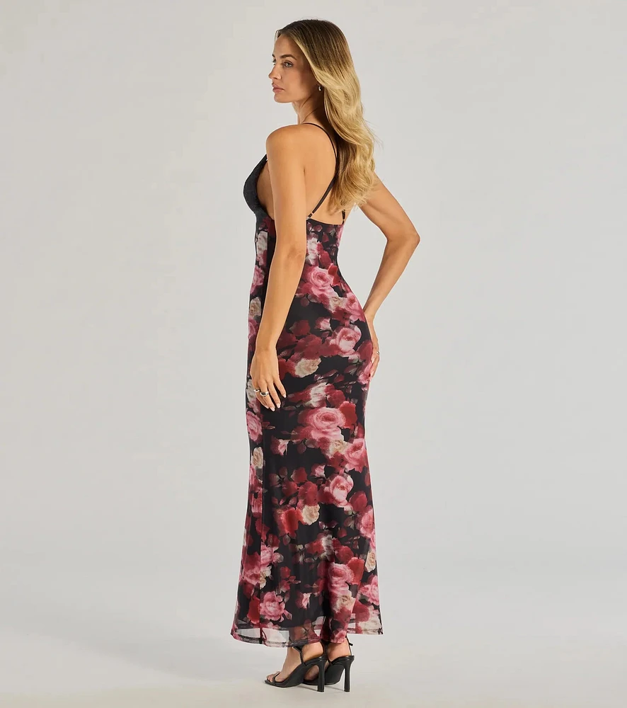 【THE9SHOP】EVERYDAY DRESS bloom S Windsor Whimsical Blooms Sleeveless Floral Maxi Dress | MainPlace Mall