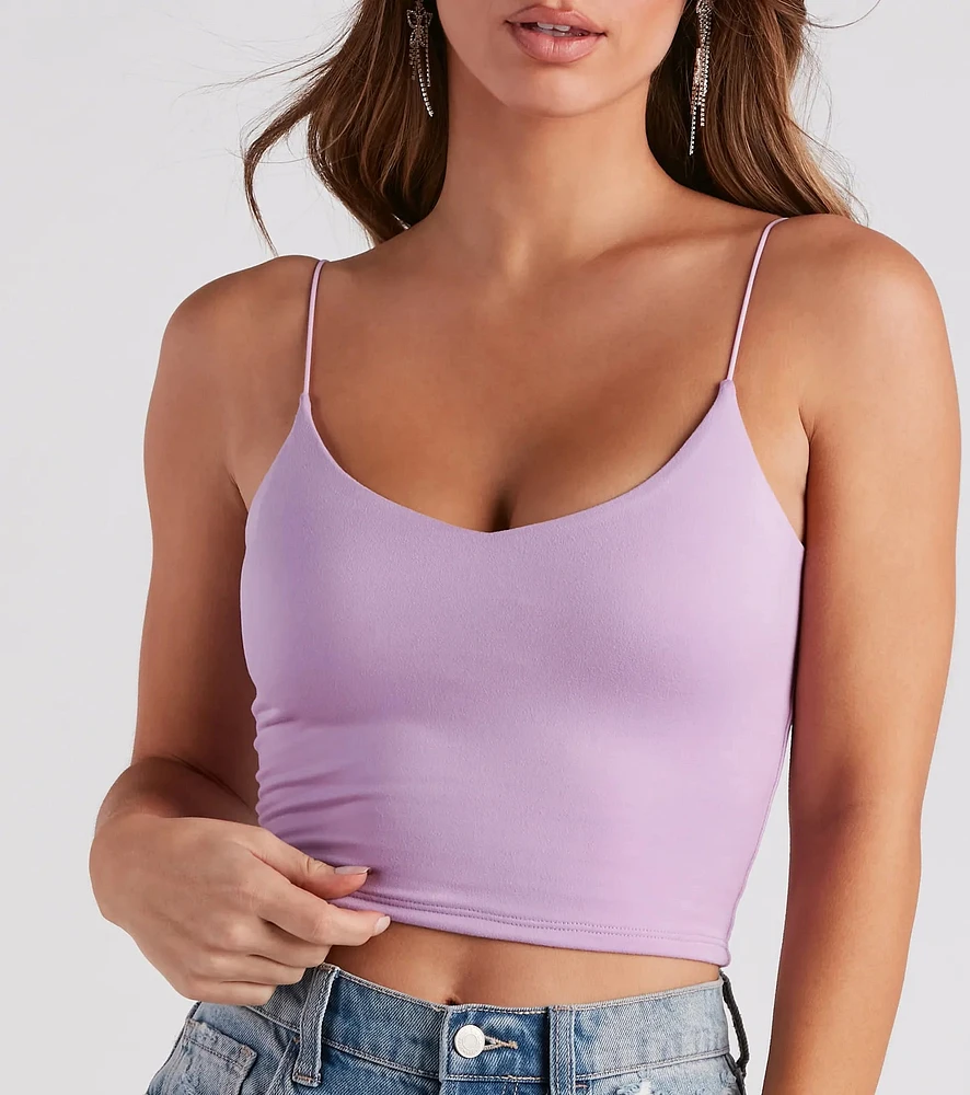 【Homme girls】LOGO CROPPED TANK 新品 Verge Cropped Tank - Adorn Boutique