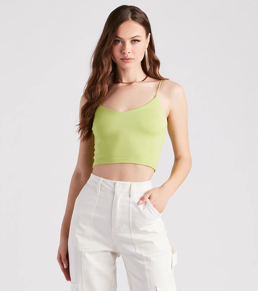 Windsor Girl Next Door Vibes Cropped Tank at Vancouver Mall in