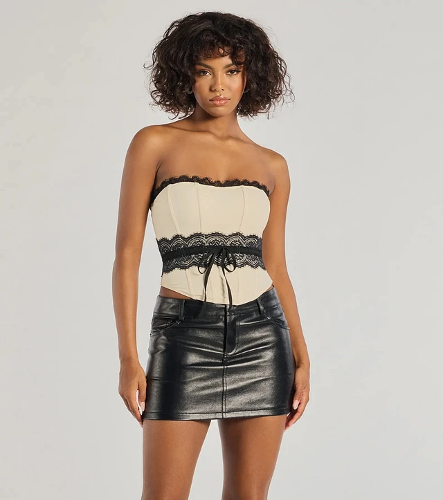 Altar'd State Dove Lace Ribbon Cardigan at CoolSprings Galleria in