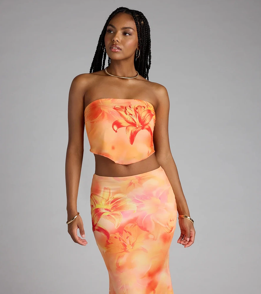 Windsor Perfect Symphony Floral Tube Top | Connecticut Post Mall