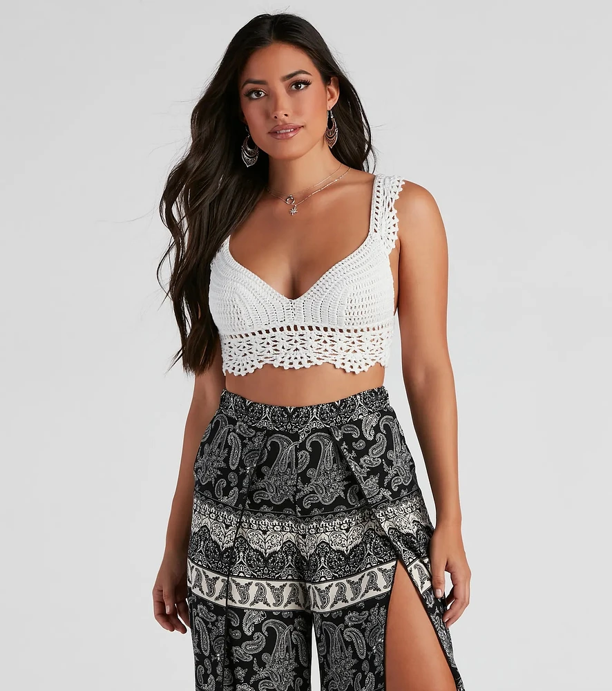 Windsor Chella Forever Crochet Crop Top | Arden Fair