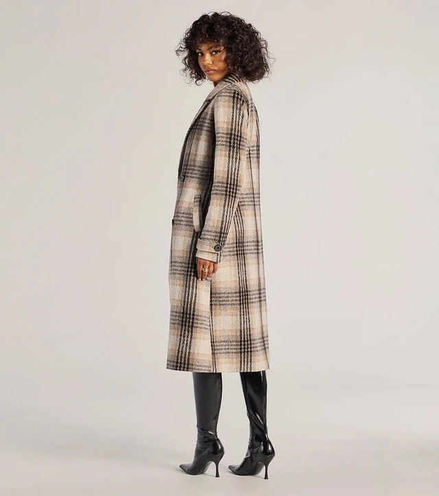 Windsor Classic Charm Plaid Trench Coat | Westland Mall