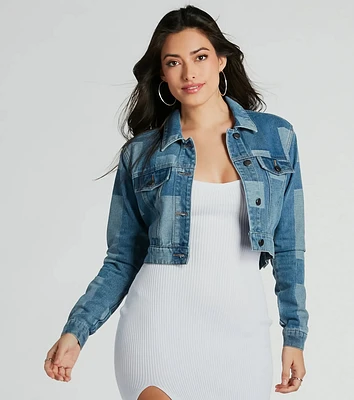 ARULA Sophia Sherpa Patchwork Jacket at CoolSprings Galleria in