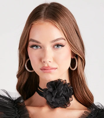 Claire's Pastel Flower Power Tattoo Choker Necklace | MainPlace Mall