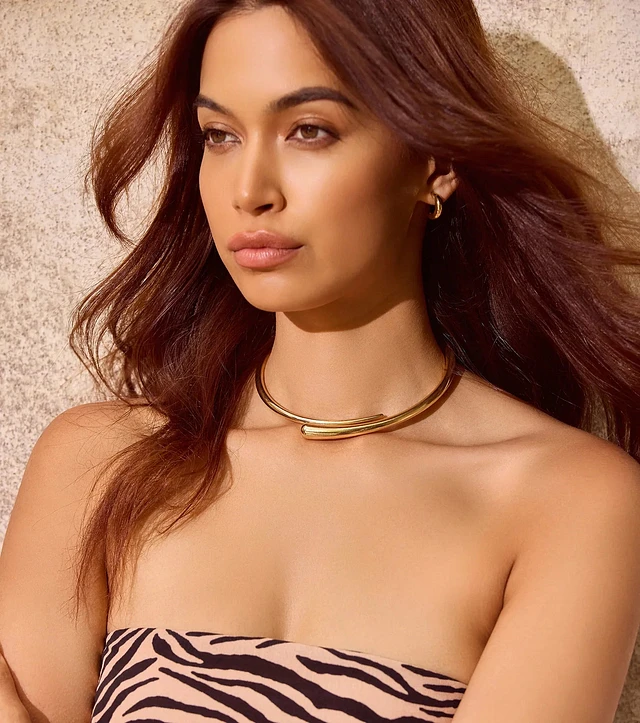 Claire's Mixed Metal Beaded Cluster Choker Necklace | MainPlace Mall