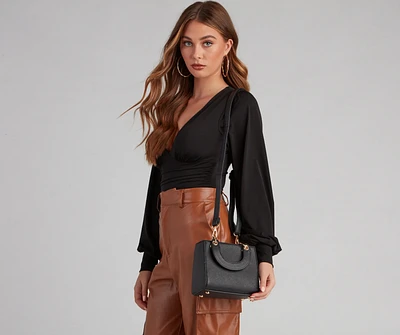 Michael Kors Marilyn Medium Colorblock Saffiano Leather