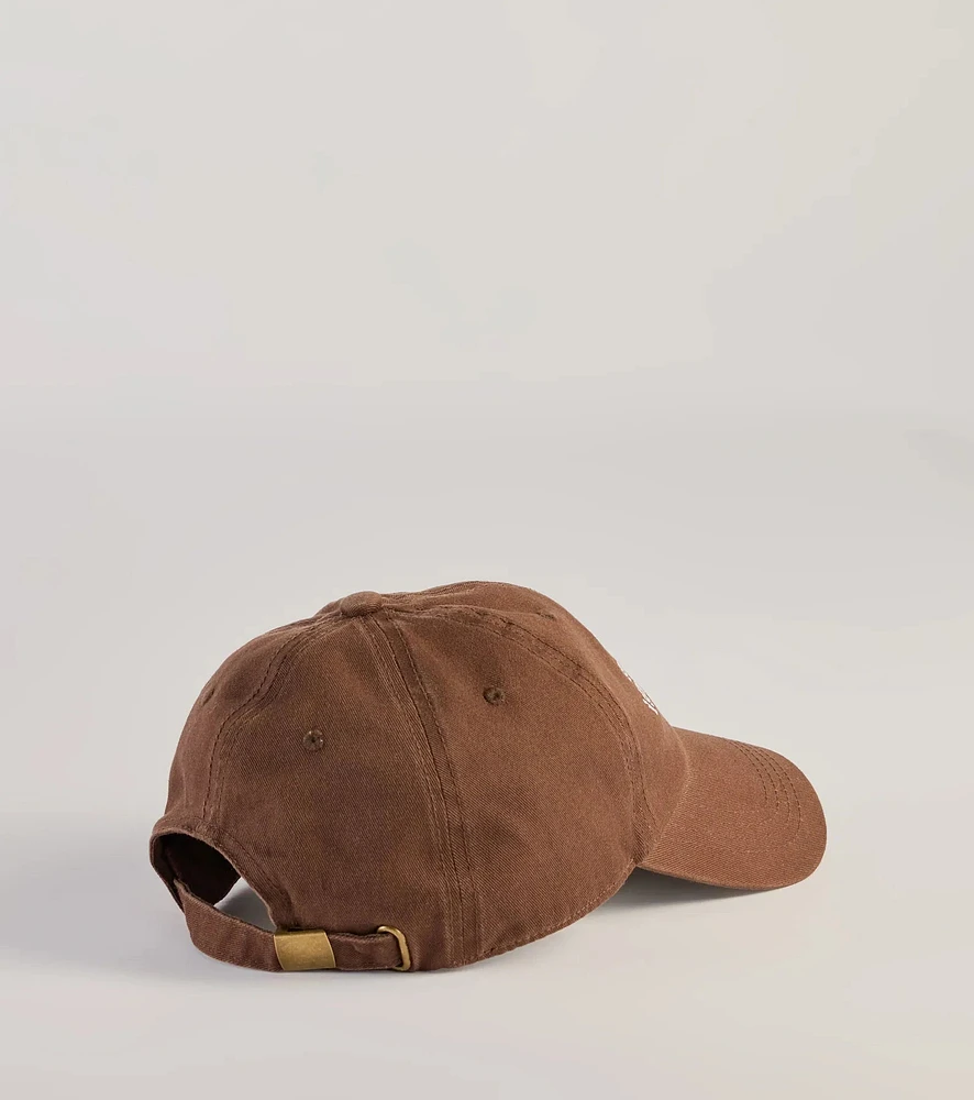 abyts i can drink coffee キャップ　ブラウン 6PANEL CAP – ABYTS